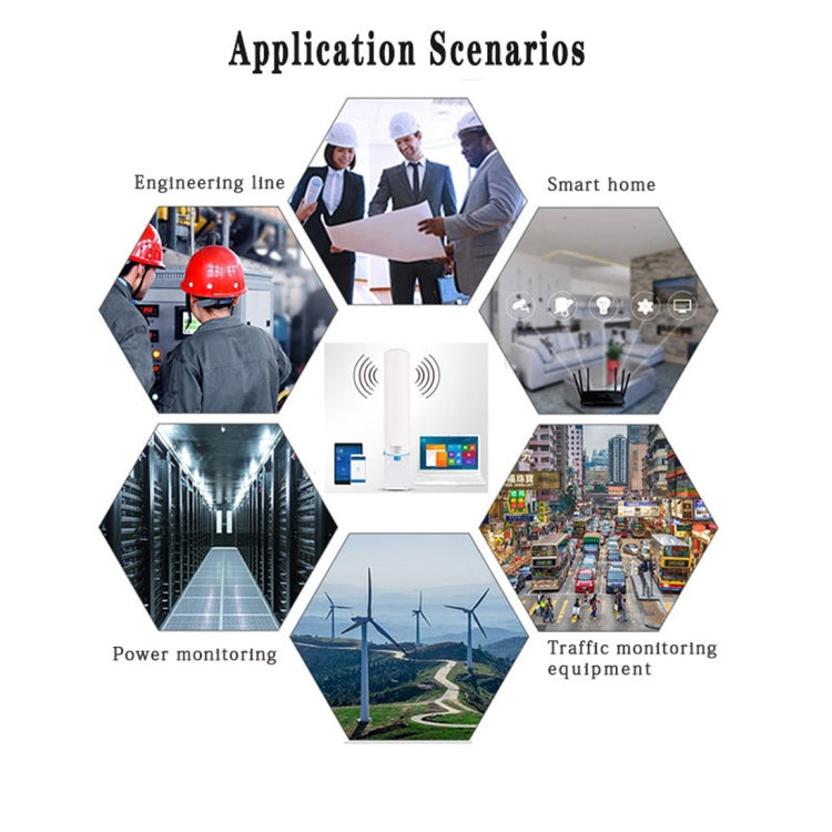 4G LTE WiFi 12DBi Omni External Barrel Antenna with SMA Male(White) - SMA/RP-SMA Antenna by PMC TechLife | Online Shopping South Africa | PMC TechLife