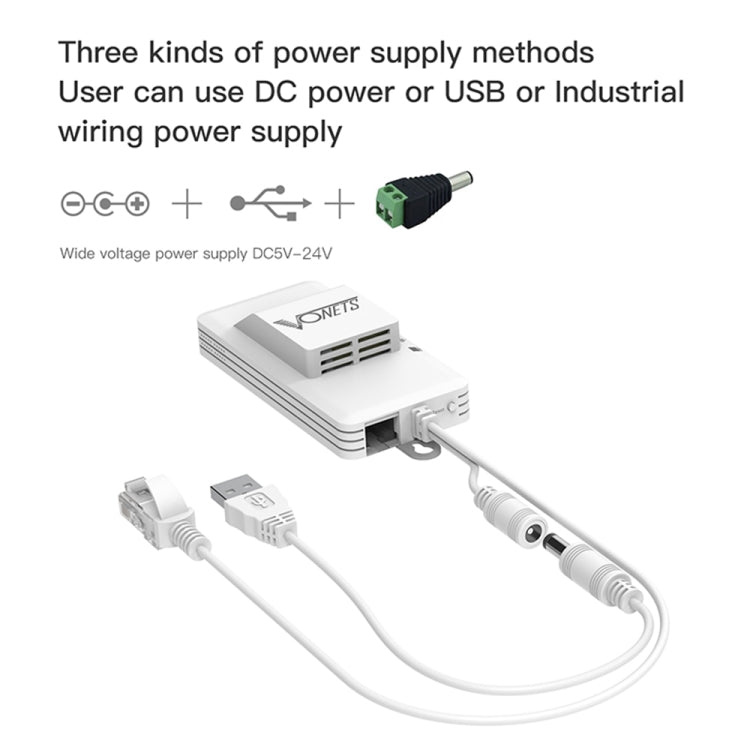 VONETS VAP11AC 5G / 2.4G Mini Wireless Bridge with Fan Version 300Mbps + 900Mbps WiFi Repeater, Support Video Surveillance & Control(White) - free shipping - PMC TechLife - Order now!