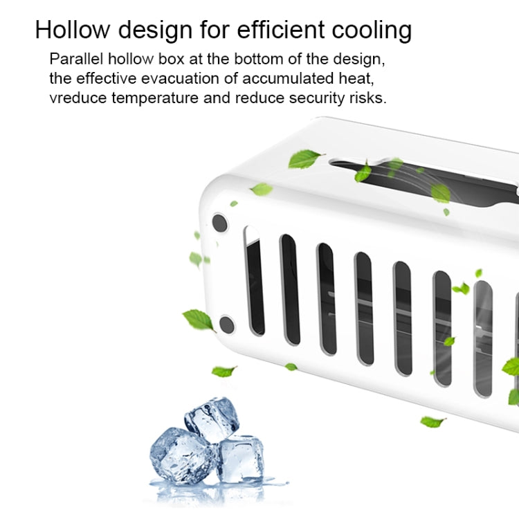 ORICO CMB-18 Separating Design ABS Electrical Socket Storage Box Power Cable Manager Case with Phone / Tablet Holder for Desk, Living Room, Office, Bedroom - Storage Boxes by ORICO | Online Shopping South Africa | PMC TechLife | Buy Now Pay Later Mobicred