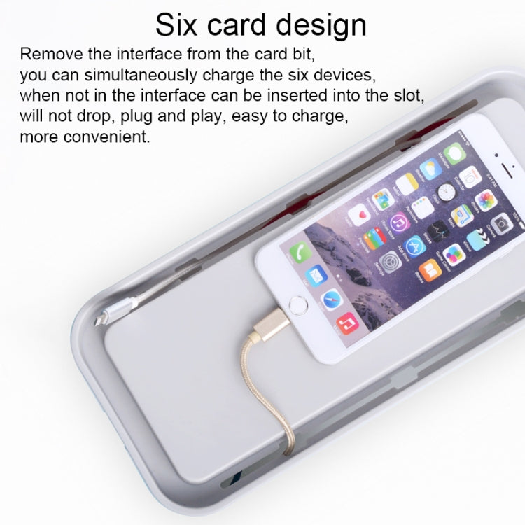 ORICO CMB-18 Separating Design ABS Electrical Socket Storage Box Power Cable Manager Case with Phone / Tablet Holder for Desk, Living Room, Office, Bedroom - Storage Boxes by ORICO | Online Shopping South Africa | PMC TechLife | Buy Now Pay Later Mobicred