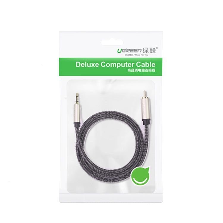UGREEN 3.5mm to RCA Audio Cable Xiaomi Mi 1/2 TV Digital SPDIF Cable, Length: 1m (Black) - free shipping - PMC TechLife - Order now!