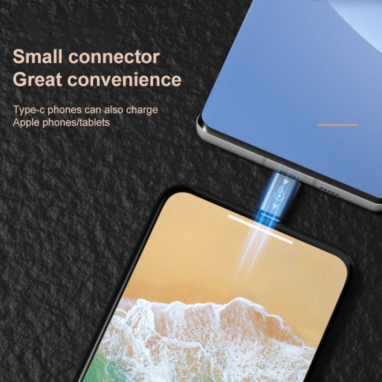 USB-C / Type-C Female to 8 Pin Female Charging + Data Transmission + OTG Adapter - Converter & Adapter by PMC TechLife | Online Shopping South Africa | PMC TechLife