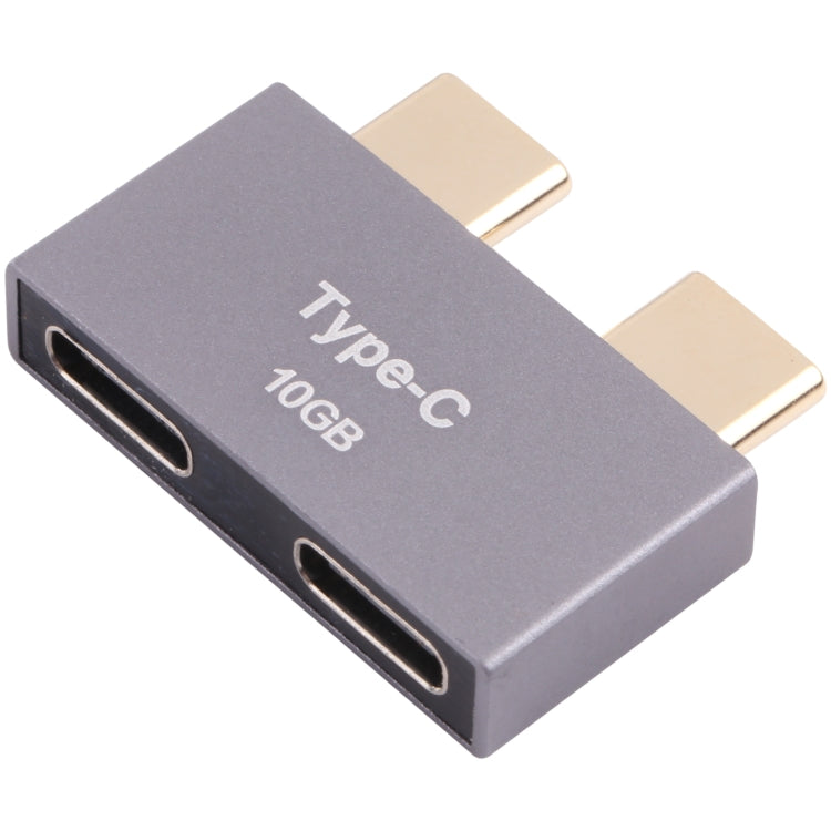 Double USB-C / Type-C Male to Double USB-C / Type-C Female Adapter - free shipping - PMC TechLife - Order now!