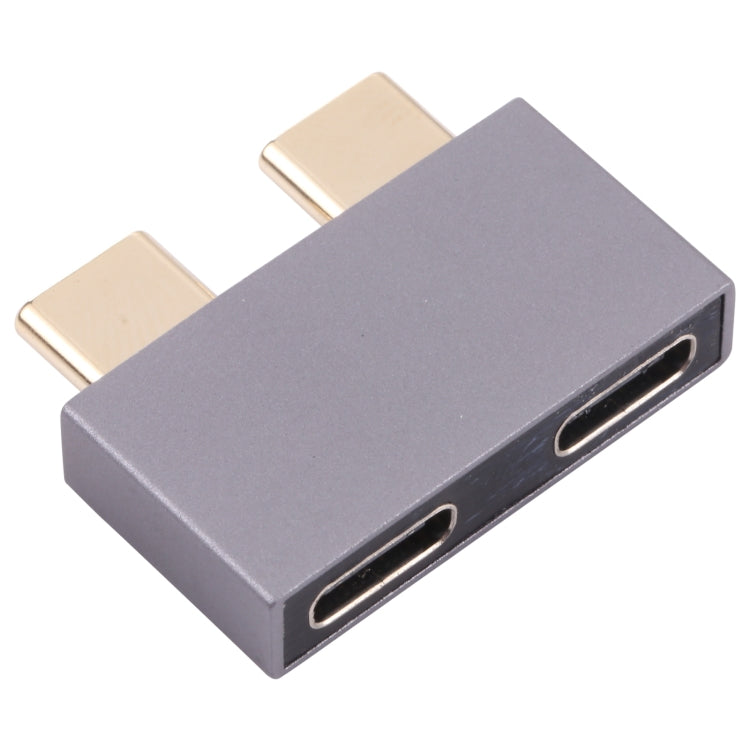 Double USB-C / Type-C Male to Double USB-C / Type-C Female Adapter - free shipping - PMC TechLife - Order now!