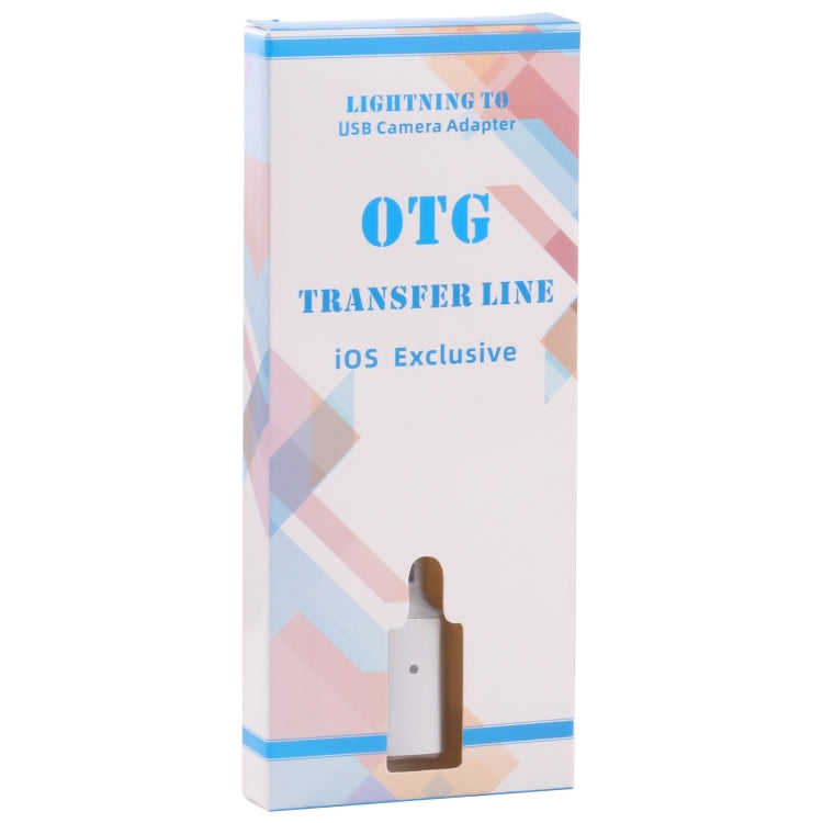 8 Pin Male to USB Female OTG Camera Adapter, Compatible with IOS 13 or Above - Converter & Adapter by PMC TechLife | Online Shopping South Africa | PMC TechLife