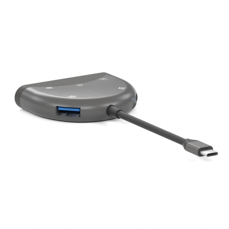 NK-3039 5 in 1 USB-C / Type-C Male to TF / SD Card Slot + 3 USB Female Adapter - free shipping - PMC TechLife - Order now!