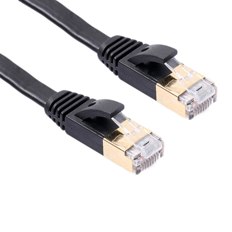 REXLIS 1.5m CAT7 10 Gigabit Retractable Flat Ethernet RJ45 Network LAN Cable(Black) - Lan Cable and Tools by REXLIS | Online Shopping South Africa | PMC TechLife | Buy Now Pay Later Mobicred