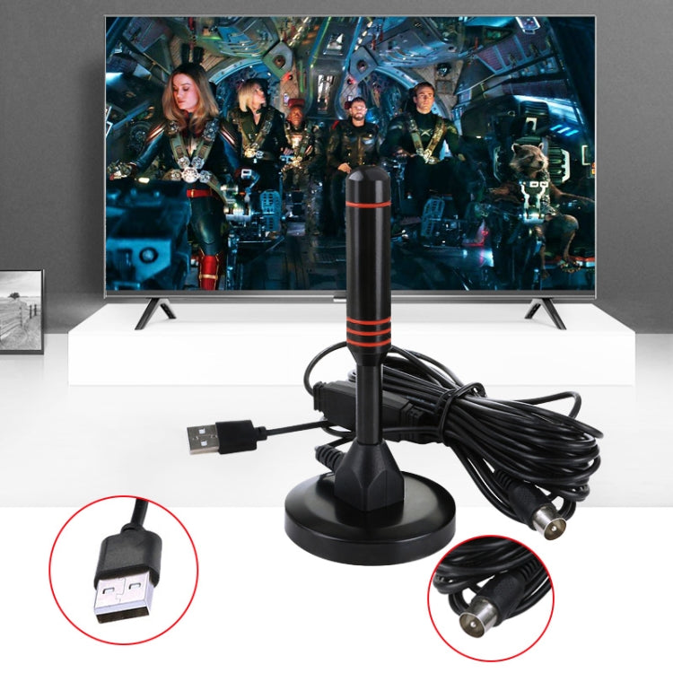 22dBi High Gain TV Antenna for DVB-T Television / USB TV Tuner with Amplifier Portable HDTV Booster - DVB-T & Simulation Antenna by PMC TechLife | Online Shopping South Africa | PMC TechLife
