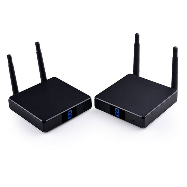 Measy FHD686-2 Full HD 1080P 3D 2.4GHz / 5.8GHz Wireless HD Multimedia Interface Extender 1 Transmitter + 2 Receiver, Transmission Distance: 200m(UK Plug) - free shipping - PMC TechLife - Order now!