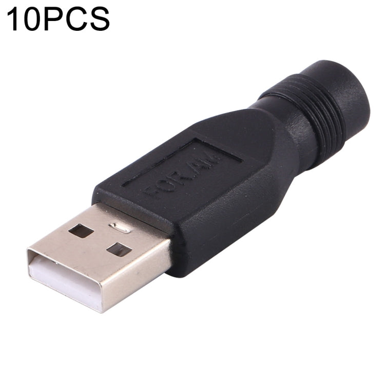 10 PCS 3.5 x 1.35mm to USB 2.0 DC Power Plug Connector - Universal Power Adapter by PMC TechLife | Online Shopping South Africa | PMC TechLife