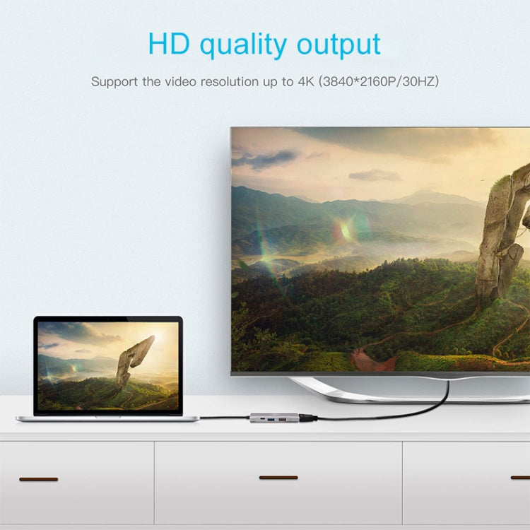 S-209 3 in 1 8 Pin Male to Dual USB 2.0 + USB 3.0 Female Adapter HUB(Silver) - Converter & Adapter by PMC TechLife | Online Shopping South Africa | PMC TechLife