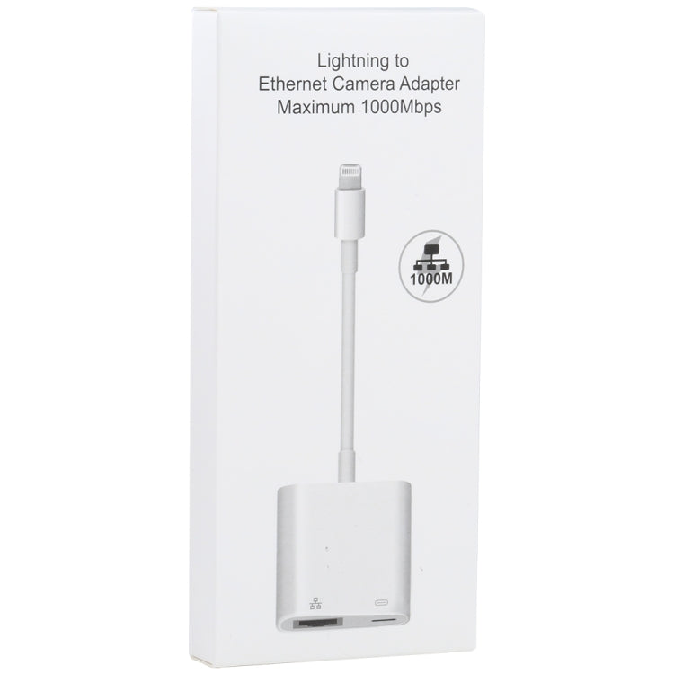 NK-1035H 2 in 1 8 Pin Male to 1000M Ethernet + 8 Pin Power Female Adapter - Converter & Adapter by PMC TechLife | Online Shopping South Africa | PMC TechLife