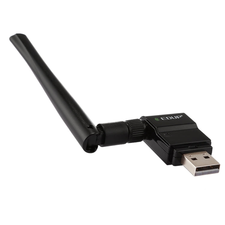 EDUP EP-AC1635 600Mbps Dual Band Wireless 11AC USB Ethernet Adapter 2dBi Antenna for Laptop / PC(Black) - USB Network Adapter by EDUP | Online Shopping South Africa | PMC TechLife | Buy Now Pay Later Mobicred