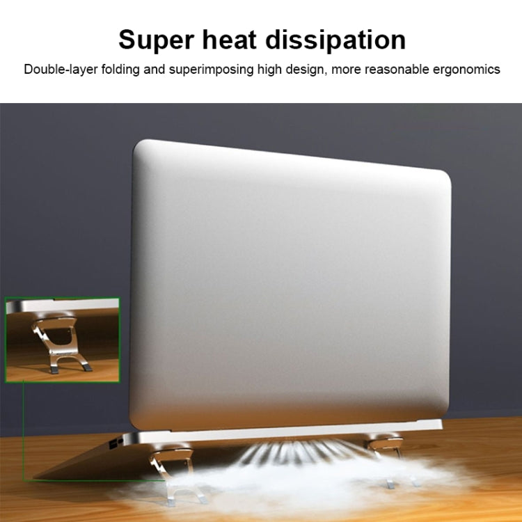 SD-001 2 PCS Desktop Foldable Mini Holder, Specification: Aluminum Alloy - Desktop Holder by PMC TechLife | Online Shopping South Africa | PMC TechLife