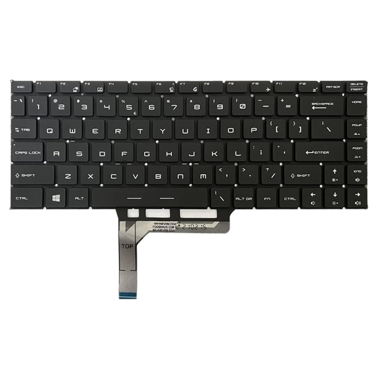 US Version Laptop Keyboard with Backlight for MSI GS65 / GS65VR / MS-16Q2 / Stealth 8SE /8SF / 8SG /Thin 8RE / Thin 8RF (Black) - Replacement Keyboards by PMC TechLife | Online Shopping South Africa | PMC TechLife | Buy Now Pay Later Mobicred