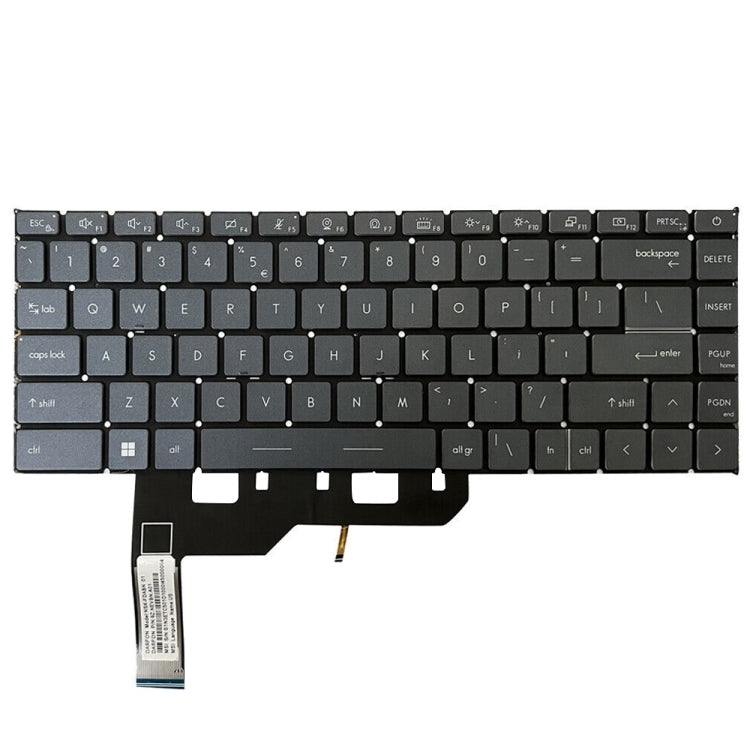 US Version Laptop Keyboard with Backlight for MSI GE66 Raider / MS-1541 / GP66 / MS-1542/1543 / GS66 / MS-16V1 / MS-16V2 / 10SD / 10SE (Grey) - Replacement Keyboards by PMC TechLife | Online Shopping South Africa | PMC TechLife
