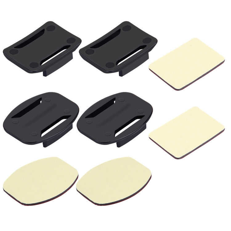 PULUZ 2 PCS Curved Surface Mounts + 2 PCS Flat Surface Mounts + 4 PCS Adhesive Mount Stickers for PULUZ Action Sports Cameras Jaws Flex Clamp Mount for GoPro, Insta360, DJI and Other Action Cameras - Connection Mount by PULUZ | Online Shopping South Africa | PMC TechLife | Buy Now Pay Later Mobicred