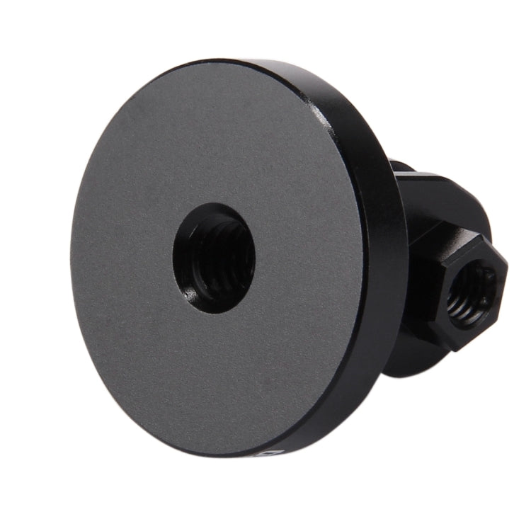 PULUZ 1/4 inch Screw Hole Tripod Mount CNC Adapter for GoPro Hero11 Black / HERO10 Black /9 Black /8 Black /7 /6 /5 /5 Session /4 Session /4 /3+ /3 /2 /1, DJI Osmo Action and Other Action Cameras(Black) - Connection Mount by PULUZ | Online Shopping South Africa | PMC TechLife