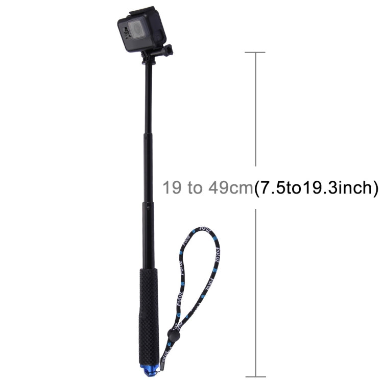 PULUZ Handheld Extendable Pole Monopod for GoPro, Insta360, DJI and Other Action Cameras, Length: 19-49cm - free shipping - PMC TechLife - Order now!
