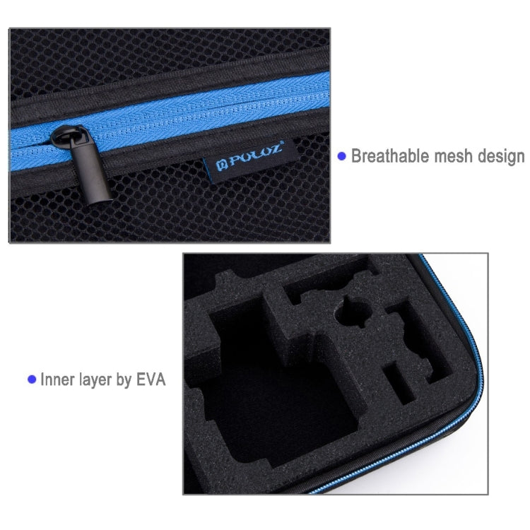 PULUZ Camouflage Pattern Waterproof Carrying and Travel Case for for GoPro, Insta360, DJI and Other Action Cameras Accessories, Large Size: 32cm x 22cm x 7cm - Carry Cases by PULUZ | Online Shopping South Africa | PMC TechLife | Buy Now Pay Later Mobicred