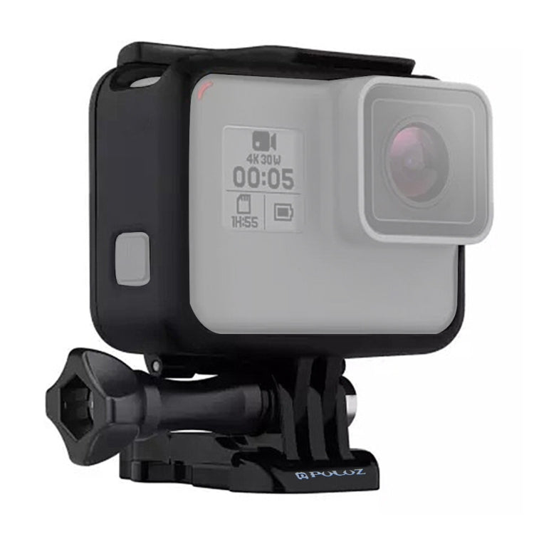 PULUZ ABS Plastic Housing Shell Frame Mount Protective Case Cage with Pedestal and Long Screw for GoPro HERO(2018) /7 Black /6 /5 - Protective Frame by PULUZ | Online Shopping South Africa | PMC TechLife | Buy Now Pay Later Mobicred