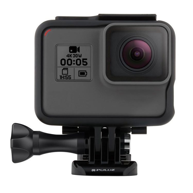 PULUZ ABS Plastic Housing Shell Frame Mount Protective Case Cage with Pedestal and Long Screw for GoPro HERO(2018) /7 Black /6 /5 - Protective Frame by PULUZ | Online Shopping South Africa | PMC TechLife | Buy Now Pay Later Mobicred