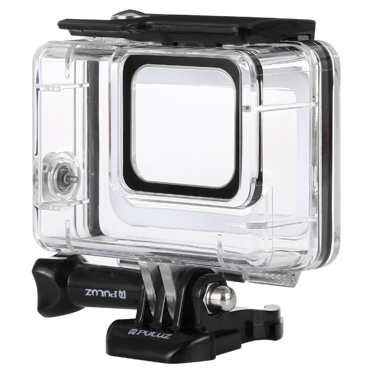 PULUZ 45m Underwater Waterproof Housing Diving Case for GoPro HERO7 Silver / HERO7 White, with Buckle Basic Mount & Screw(Transparent) - Waterproof Cases by PULUZ | Online Shopping South Africa | PMC TechLife | Buy Now Pay Later Mobicred