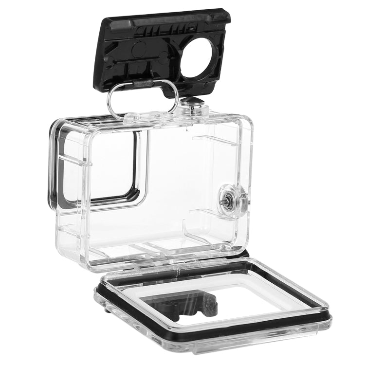 PULUZ 45m Underwater Waterproof Housing Diving Case for GoPro HERO7 Silver / HERO7 White, with Buckle Basic Mount & Screw(Transparent) - Waterproof Cases by PULUZ | Online Shopping South Africa | PMC TechLife | Buy Now Pay Later Mobicred