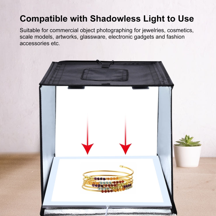 PULUZ Photo Studio Light Box Portable 60 x 60 x 60 cm Light Tent LED 5500K White Light Dimmable Mini 36W Photography Studio Tent Kit with 6 Removable Backdrops (Black Orange White Green Blue Red)(EU Plug) - free shipping - PMC TechLife - Order now!