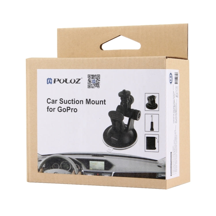 PULUZ Car Suction Cup Mount with Screw & Tripod Mount Adapter & Storage Bag for GoPro Hero11 Black / HERO10 Black /9 Black /8 Black /7 /6 /5 /5 Session /4 Session /4 /3+ /3 /2 /1, DJI Osmo Action and Other Action Cameras - Holder by PULUZ | Online Shopping South Africa | PMC TechLife | Buy Now Pay Later Mobicred