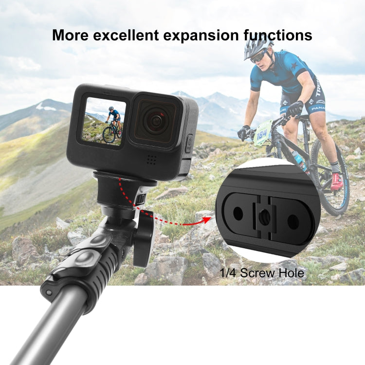 PULUZ Folding Finger Tripod Mount Adapter for GoPro HERO13 Black /12 Black /11 Black /11 Black mini /10 Black /9 Black /8 Black / Max(Black) - Connection Mount by PULUZ | Online Shopping South Africa | PMC TechLife | Buy Now Pay Later Mobicred