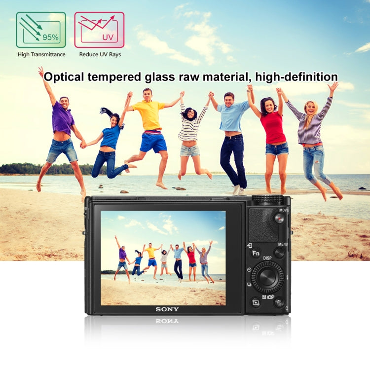 PULUZ 2.5D 9H Tempered Glass Film for Sony RX100, Compatible with Sony A9 / A7C / A7M2 / A7M2 / A7SM2 / A7III / A77 / RX1 / RX1R / RX10 / RX100/II/III/IV/V/IV / RX10IV/III/II / RX100M4 / RX100M5 / A99 ... A9II / RX100M7 / A7RV / WX700 / WX800 / HX99 / A7C - Camera Screen Guard by PULUZ | Online Shopping South Africa | PMC TechLife | Buy Now Pay Later Mobicred