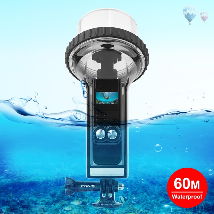 PULUZ 60m Underwater Waterproof Housing Diving Case Cover for DJI Osmo Pocket 2(Black) - Case & Bags by PULUZ | Online Shopping South Africa | PMC TechLife | Buy Now Pay Later Mobicred