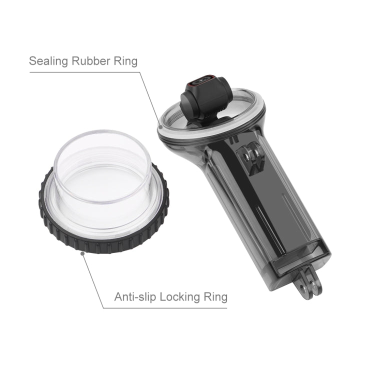 PULUZ 60m Underwater Waterproof Housing Diving Case Cover for DJI Osmo Pocket 2(Black) - Case & Bags by PULUZ | Online Shopping South Africa | PMC TechLife | Buy Now Pay Later Mobicred