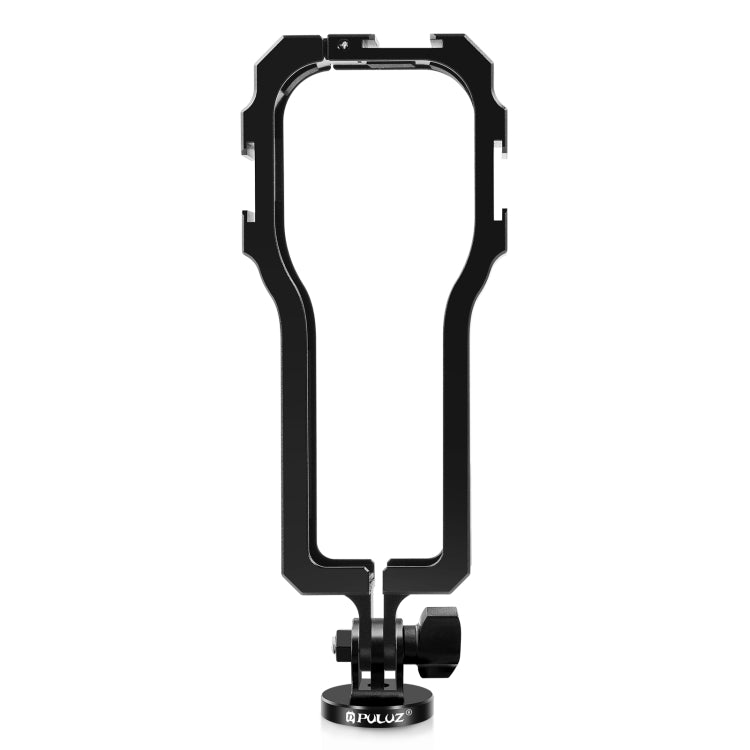 PULUZ Protective Cage Rig Housing Frame with Cold Shoe for Insta360 ONE RS 1-Inch 360 Edition(Black) - free shipping - PMC TechLife - Order now!