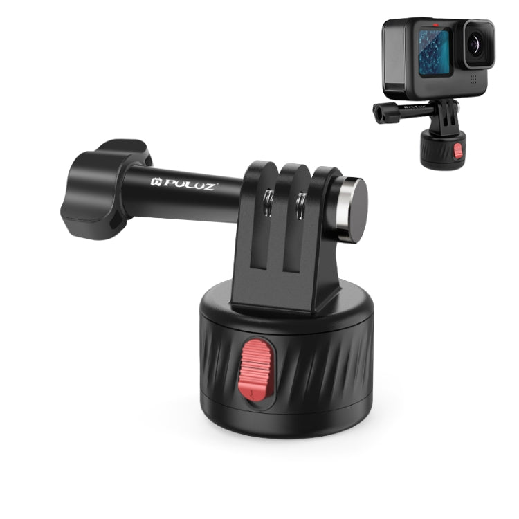 PULUZ Action Camera 1/4 inch Magnetic Base Adapter (Black) - Connection Mount by PULUZ | Online Shopping South Africa | PMC TechLife | Buy Now Pay Later Mobicred