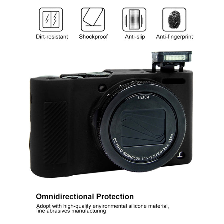 PULUZ Soft Silicone Protective Case for Panasonic Lumix  LX10(Black) - free shipping - PMC TechLife - Order now!