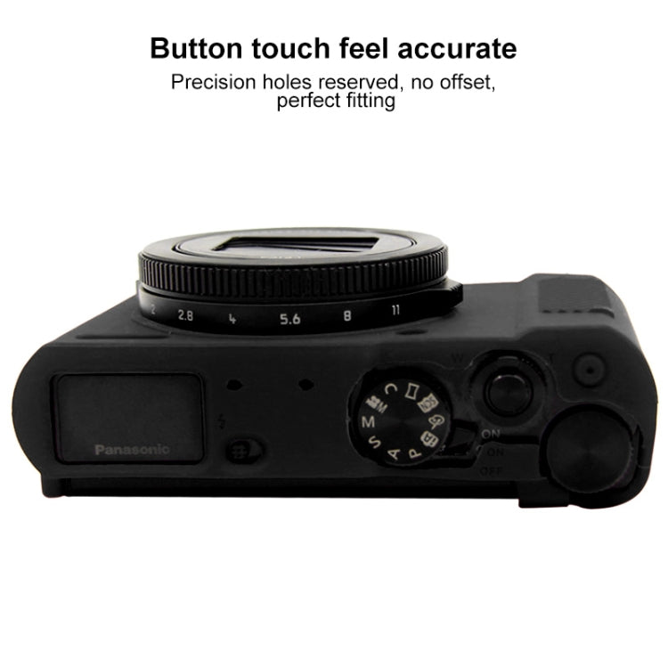 PULUZ Soft Silicone Protective Case for Panasonic Lumix  LX10(Black) - free shipping - PMC TechLife - Order now!
