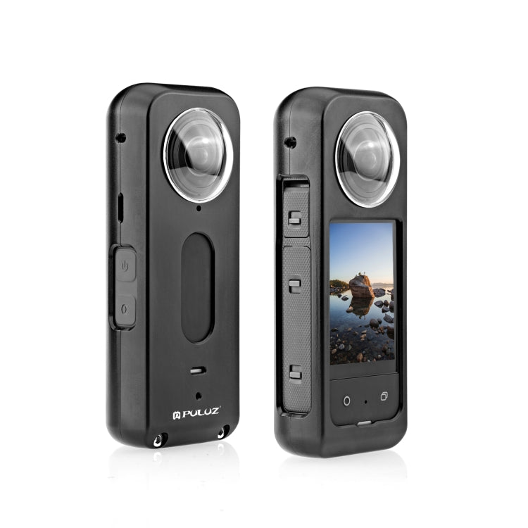 For Insta360 X3 PULUZ Metal Protective Cage Rig Housing Frame with Lens Protector(Black) - free shipping - PMC TechLife - Order now!