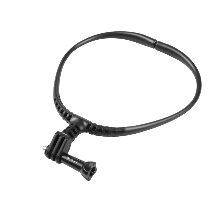 PULUZ Lazy Adjustable Neck Bracket for GoPro Action Cameras (Black) - Holder by PULUZ | Online Shopping South Africa | PMC TechLife | Buy Now Pay Later Mobicred