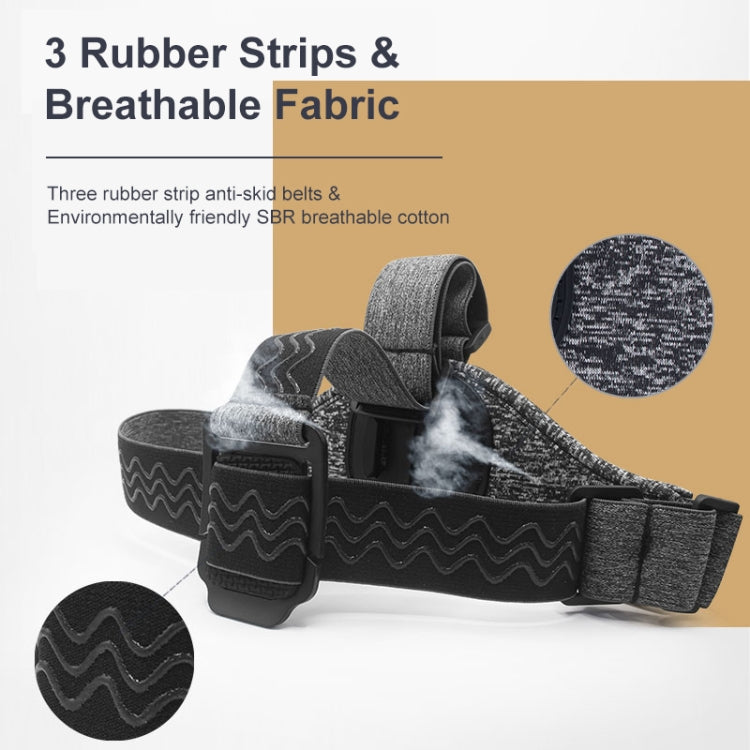 PULUZ Adjustable Head Strap Belt Mount with Phone Clamp & J Hook Mount & Long Screw - Head Belt by PULUZ | Online Shopping South Africa | PMC TechLife