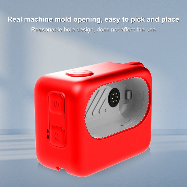 For Insta360 GO 3 PULUZ Camera Charging Case Silicone Case (Red) - free shipping - PMC TechLife - Order now!