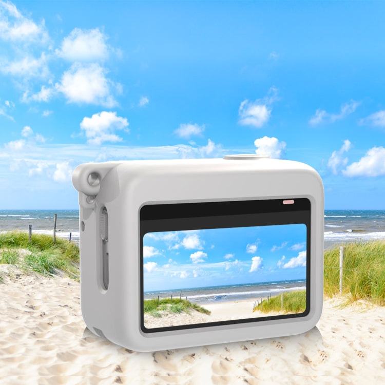 For Insta360 GO 3 PULUZ Camera Charging Case Silicone Case (White) - free shipping - PMC TechLife - Order now!