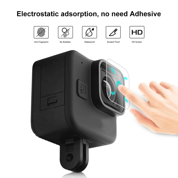 For GoPro Hero11 Black Mini PULUZ 2pcs Lens Tempered Glass Film(Transparent) - free shipping - PMC TechLife - Order now!