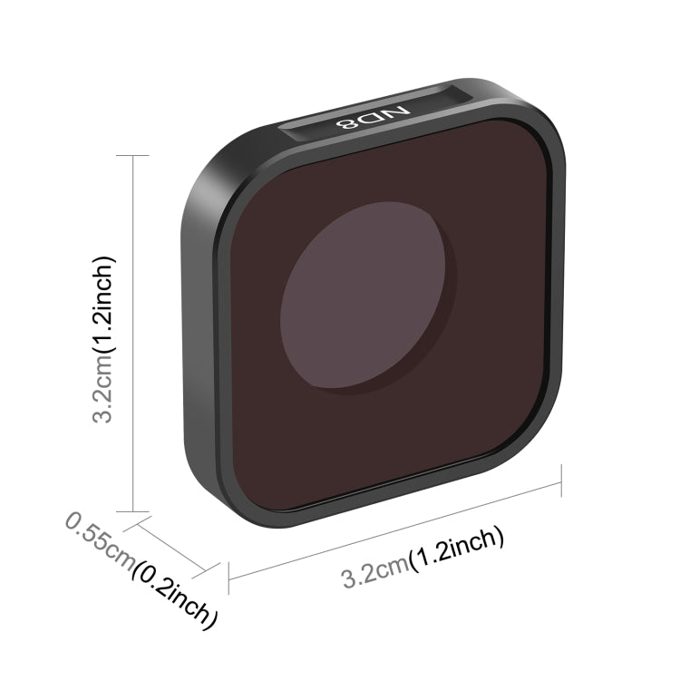 PULUZ Action Camera ND8 Lens Filter For GoPro Hero11 Black / Hero11 Black mini / HERO10 Black / HERO9 Black - Lens Filter by PULUZ | Online Shopping South Africa | PMC TechLife | Buy Now Pay Later Mobicred