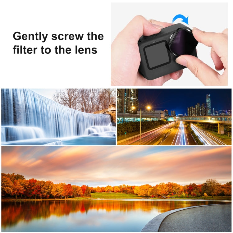 PULUZ Action Camera ND8 Lens Filter For GoPro Hero11 Black / Hero11 Black mini / HERO10 Black / HERO9 Black - Lens Filter by PULUZ | Online Shopping South Africa | PMC TechLife | Buy Now Pay Later Mobicred