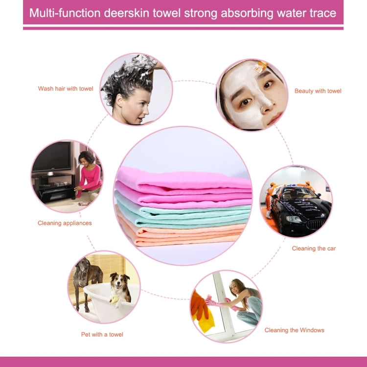 KANEED Synthetic Chamois Drying Towel Super Absorbent PVA Shammy Cloth for Fast Drying of Car, Size: 43 x 32 x 0.2cm(Blue) - Car washing supplies by KANEED | Online Shopping South Africa | PMC TechLife | Buy Now Pay Later Mobicred