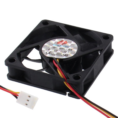 60mm 3-pin Cooling Fan (6015 3-pin) - Fan Cooling by PMC TechLife | Online Shopping South Africa | PMC TechLife | Buy Now Pay Later Mobicred
