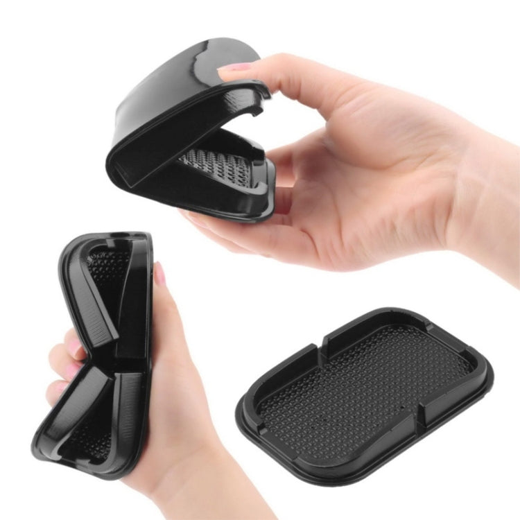 Universal Mobile Phone Car Rubber Smart Non-slip Stand Holder, For iPhone, Galaxy, Sony, Lenovo, HTC, Huawei, and other Smartphones(Black) - Car Holders by PMC TechLife | Online Shopping South Africa | PMC TechLife