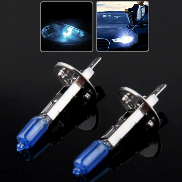 H1 Super White Xenon Bulbs, DC12V 100W 6000K 2400LM - free shipping - PMC TechLife - Order now!